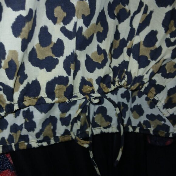 Zara Cheetah Print Top - New With Tags (Size M) - Picture 3 of 4